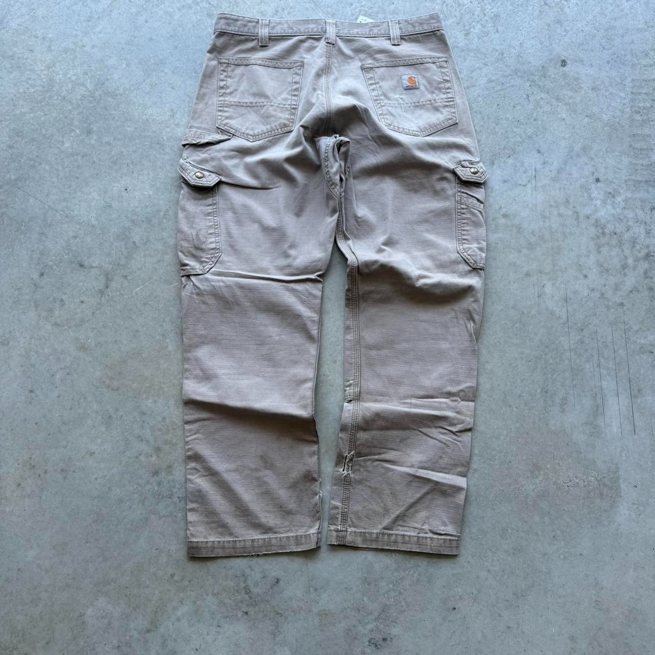 Vintage 2000s distressed Carhartt double knee cargo pants 