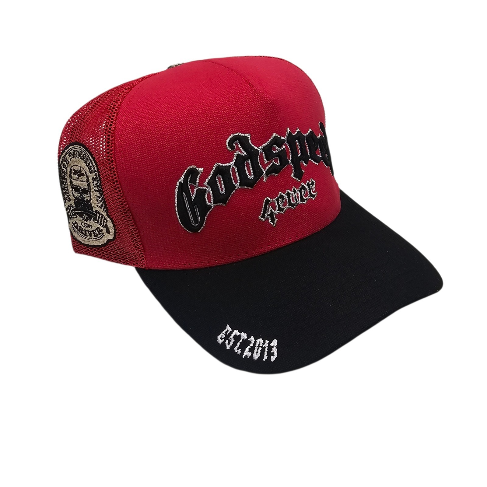 Godspeed Forever Red/Black Trucker Adjustable Snapback Baseball Hat NWOT