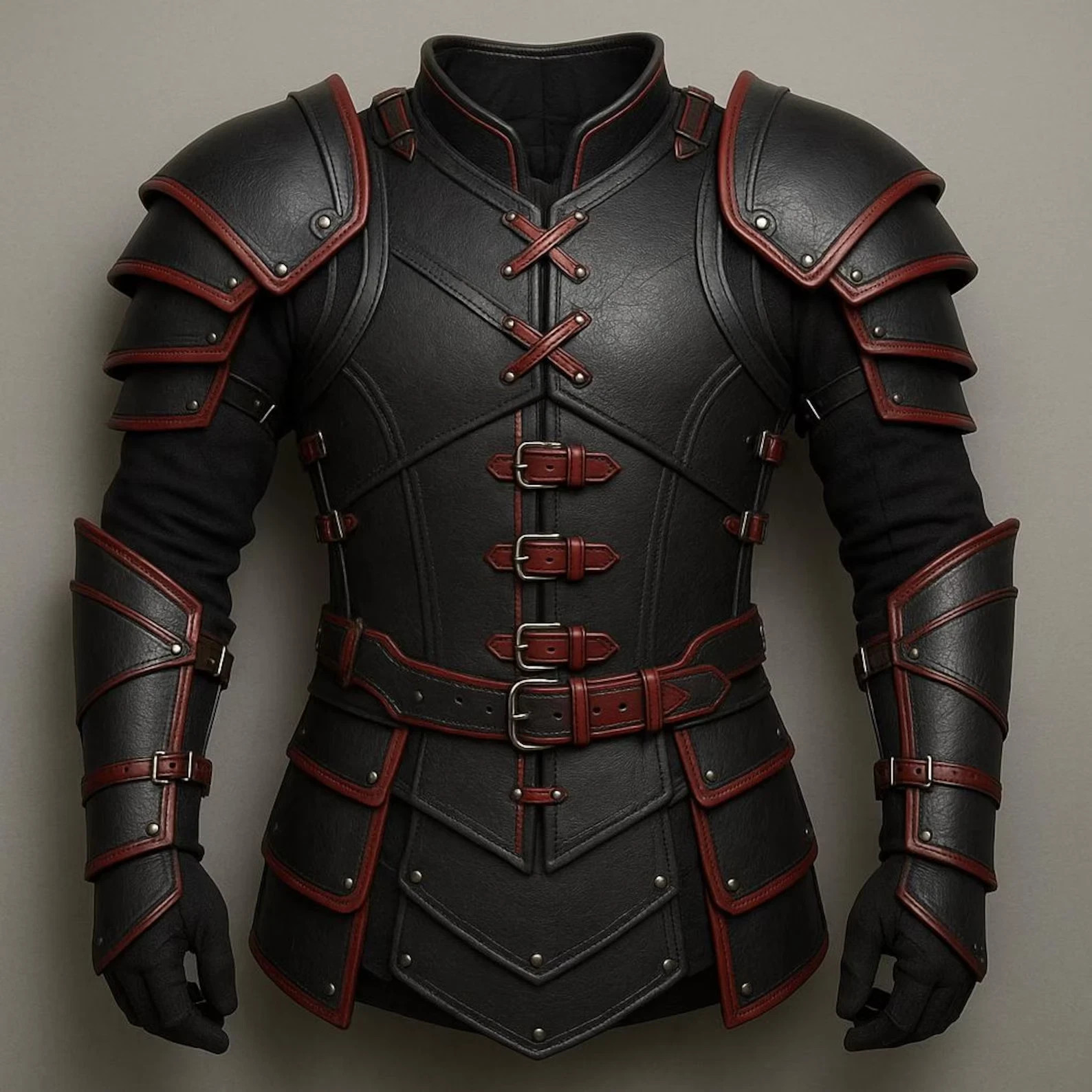 Medieval Knight Leather Jacket Armor Viking Celtic Warriror VIKING SCA LARP