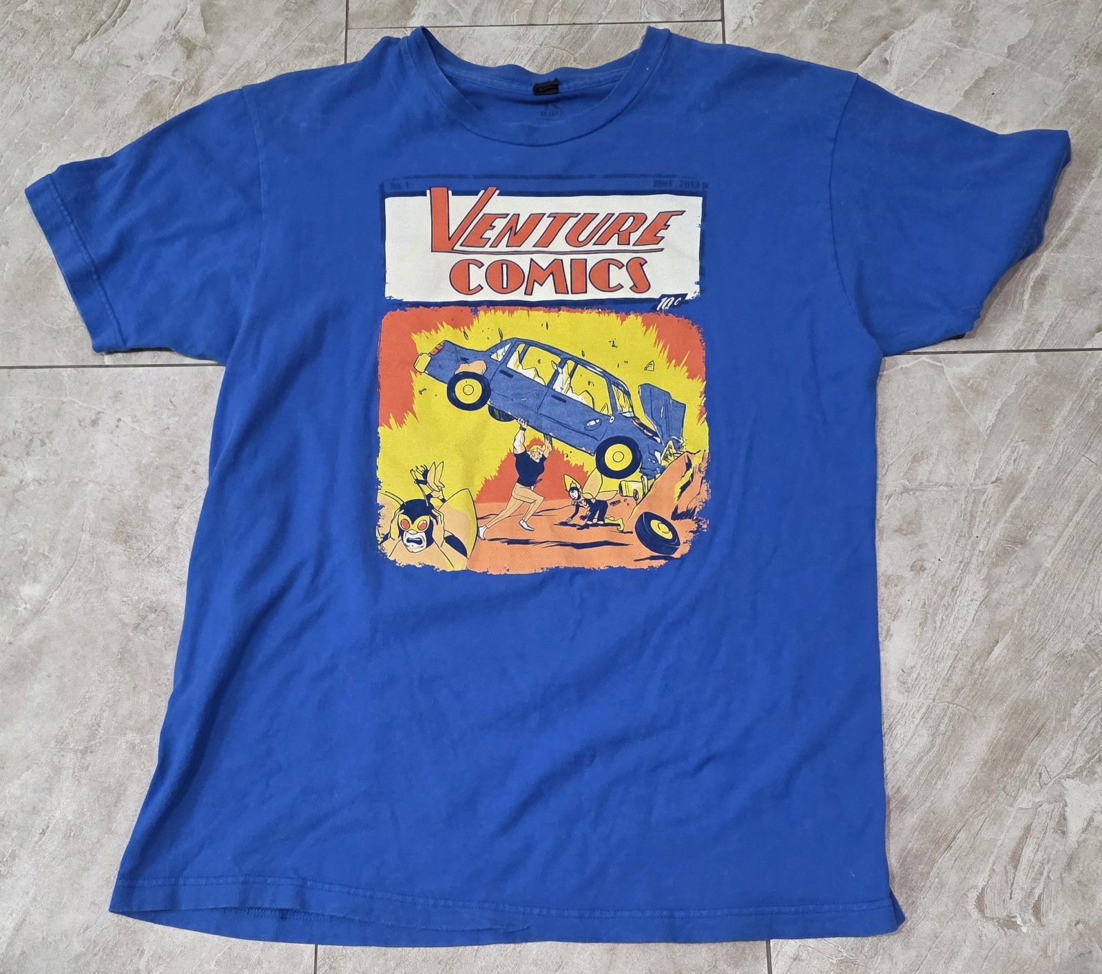 Venture Bros Shirt Large L RIPT Apparel Action Comics 1 Superman Parody 2013