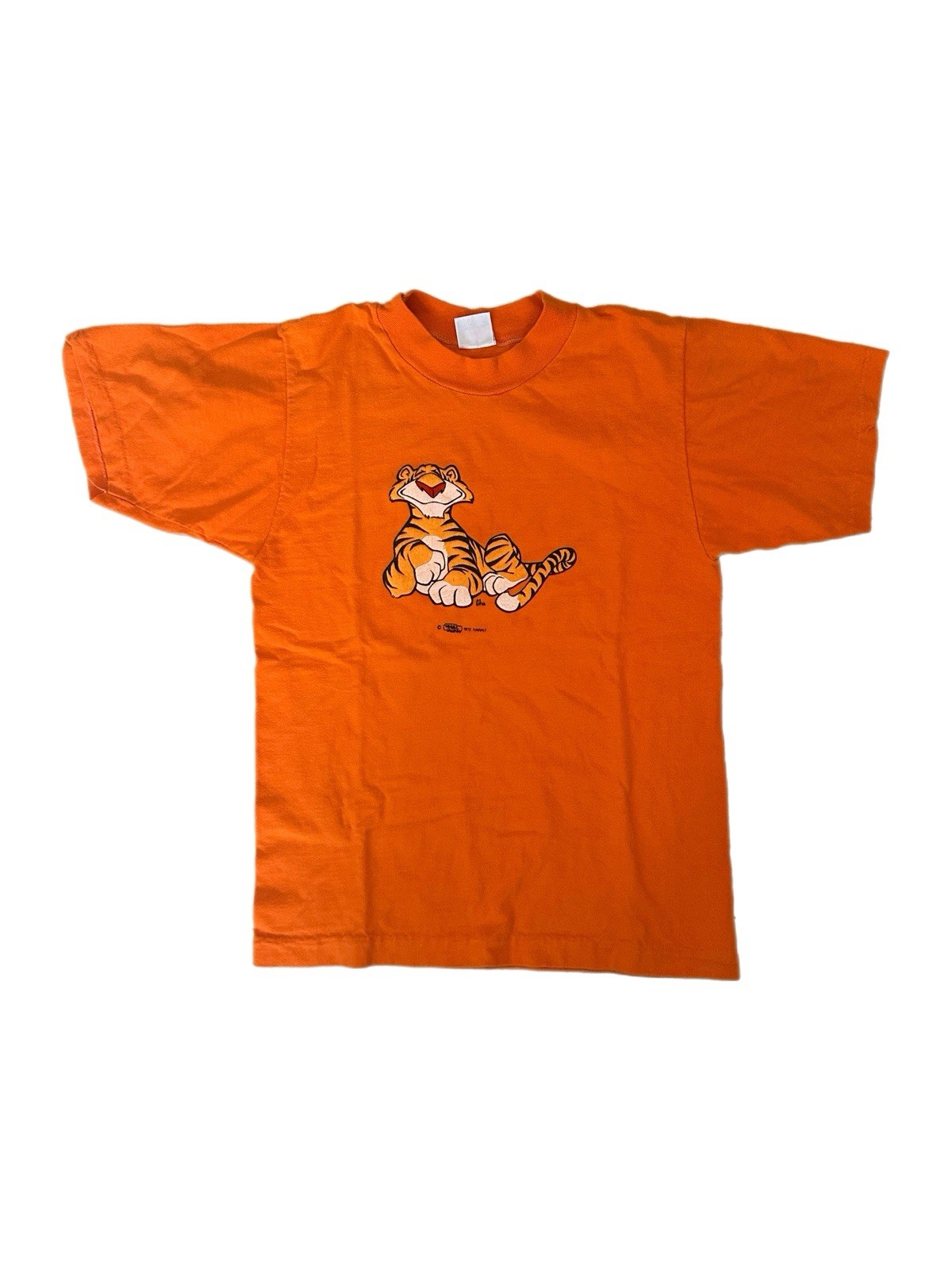 Vintage 70s 1972 crazy shirt hawaii Tiger cartoon graphic tee