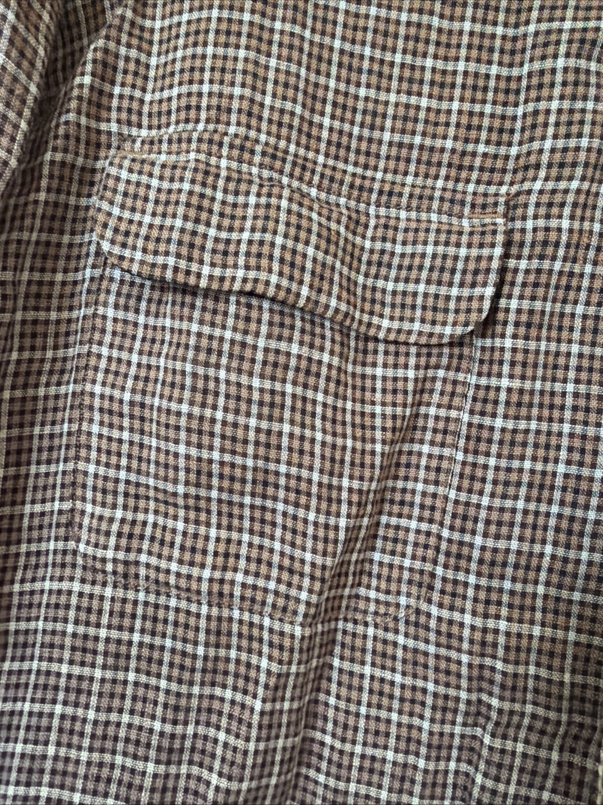 Xl All Saints Square Bottom Button Down Fall Shirt