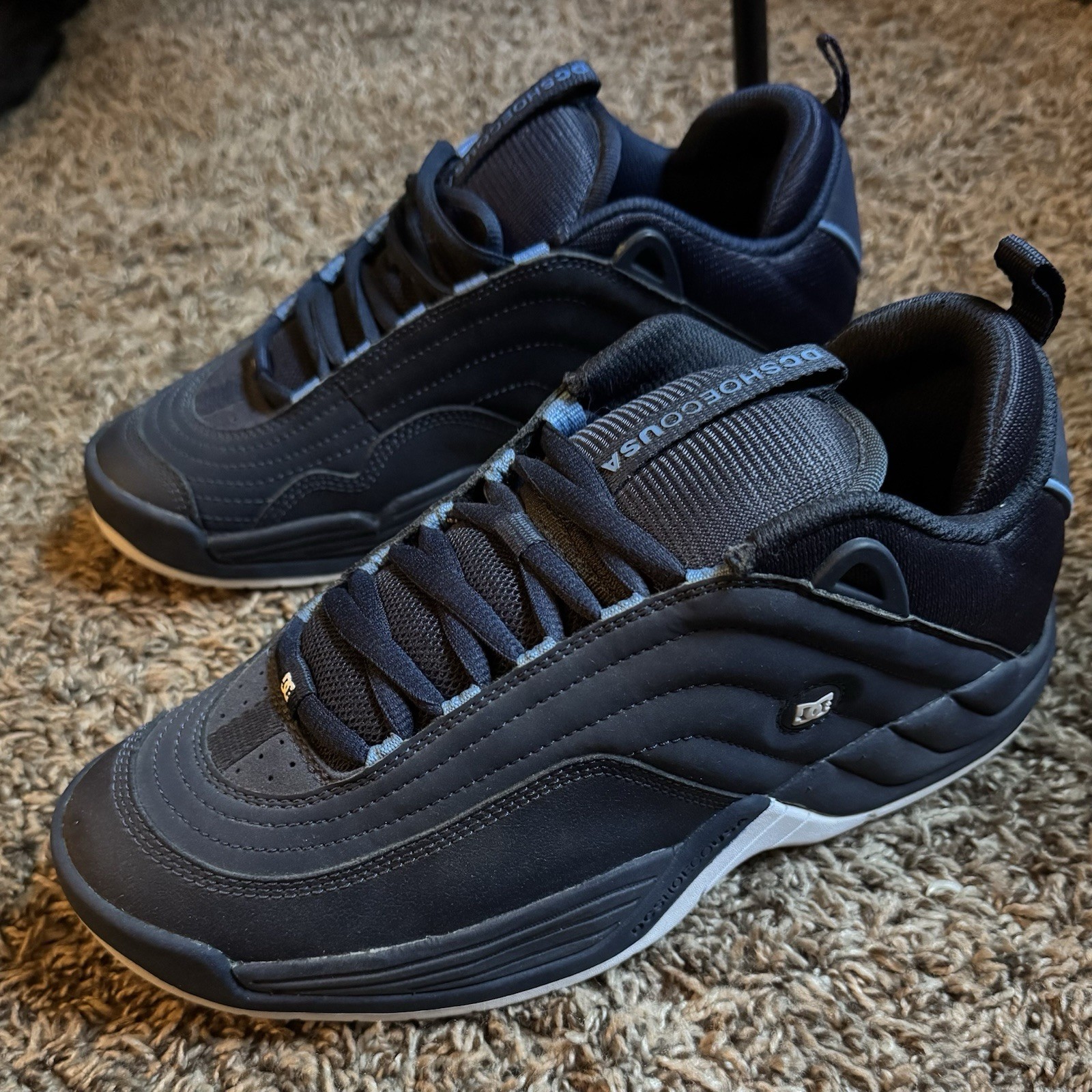 DC Stevie Williams Men’s 9.0 Navy/Carolina Blue  U.S. Seller