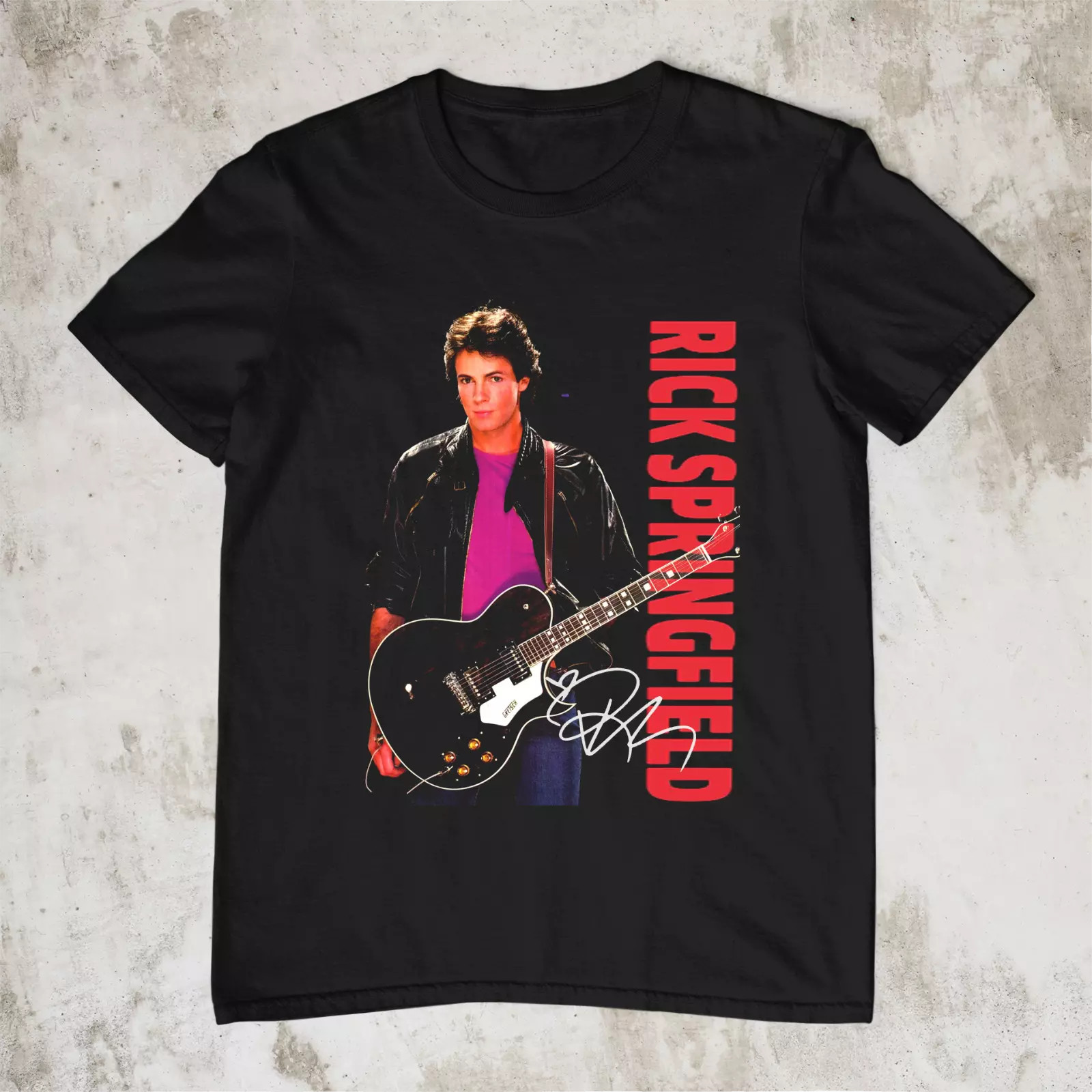 NEW RARE Rick Springfield Shirt, Rick springfield Black All Size Shirt