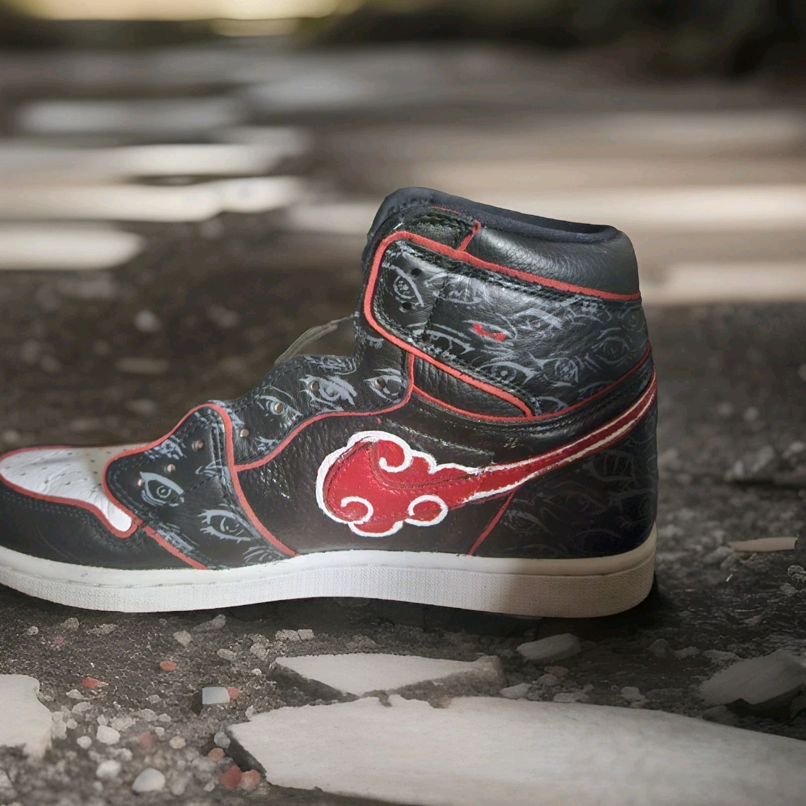 Custom Hand Painted Nikes High Tops