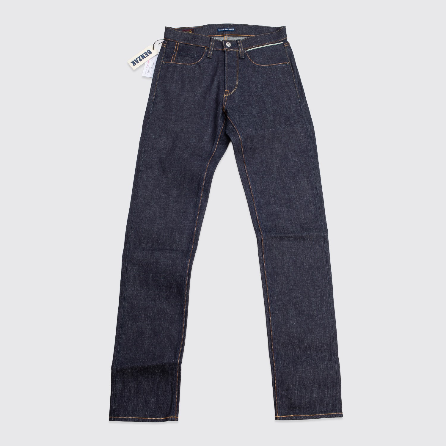 Benzak Denim Developers Jeans Size W31 High Slim Fit Tapered 14oz Japan Selvedge