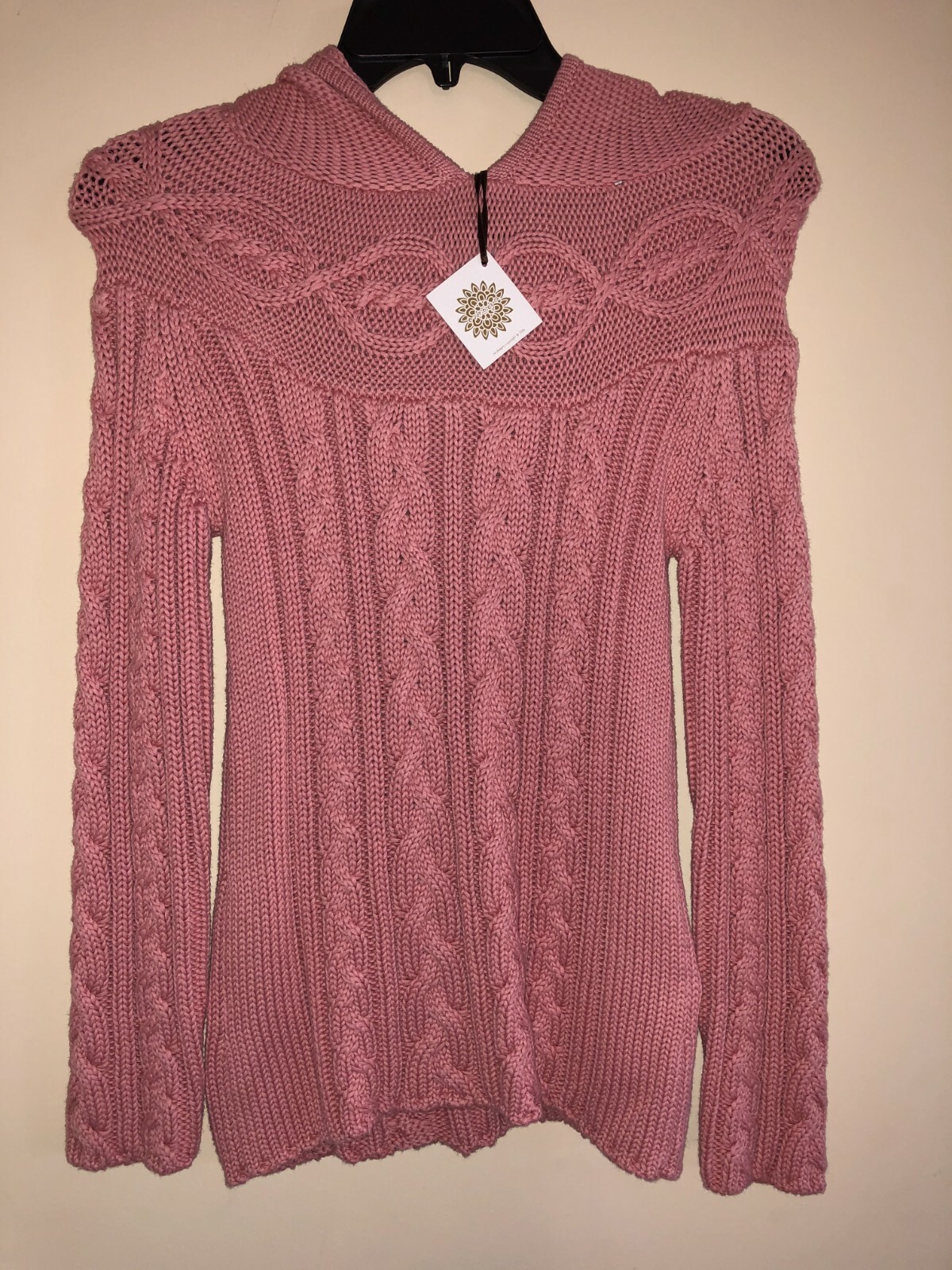Girls Designer Imoga Hooded Sweater,  Size 8 NWT
