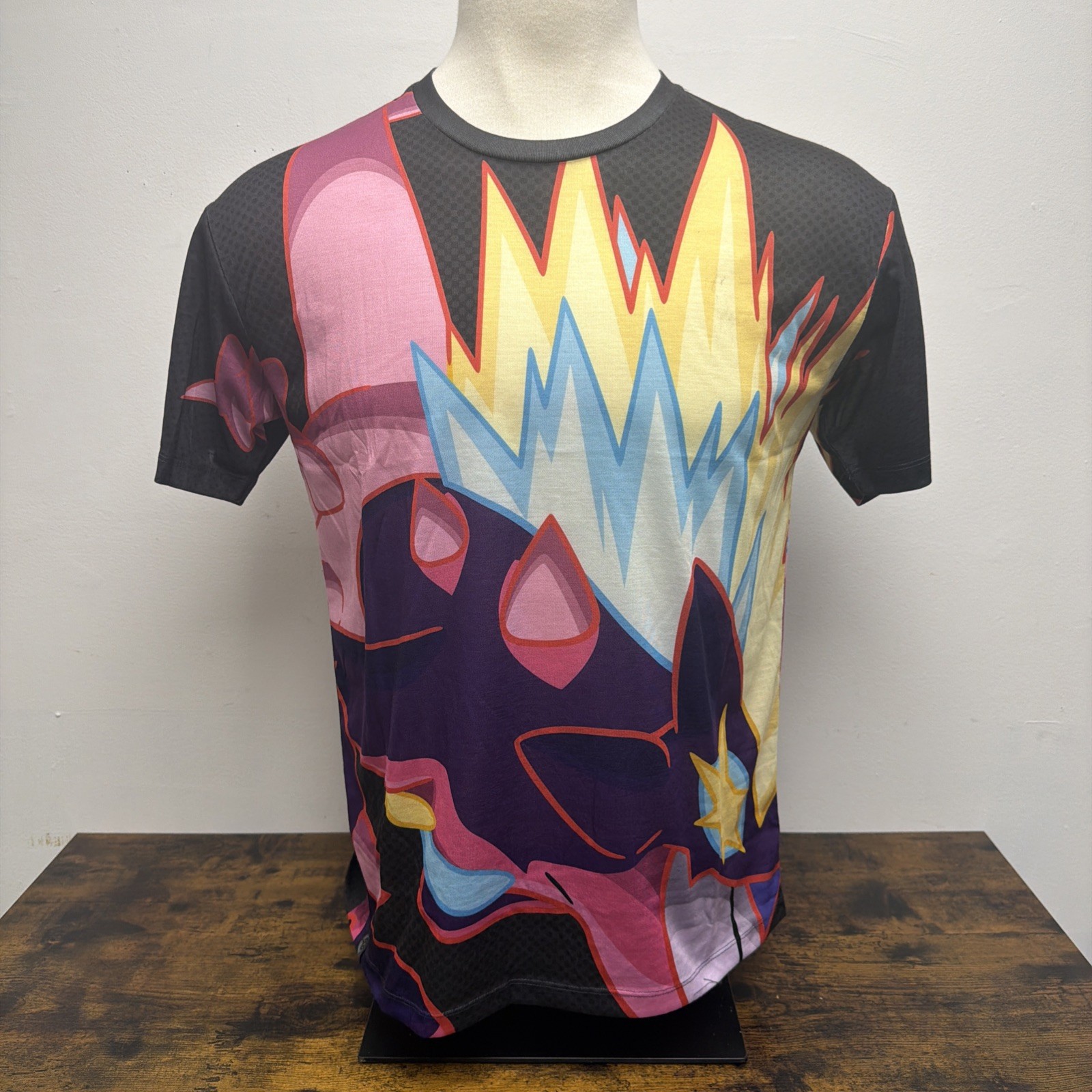 Pokémon Center Gigamatax Toxtricity All Over Print Shirt New With Tags Sz Large