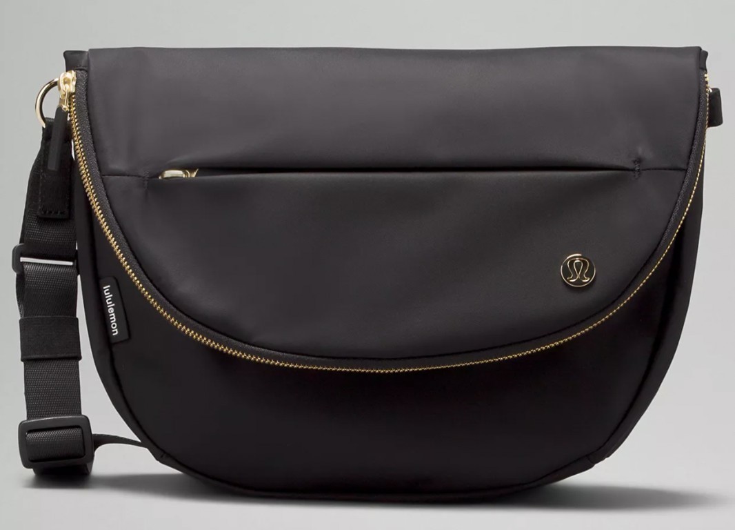 New Lululemon All Night Festival Bag 5L Black Gold – Trendy Crossbody