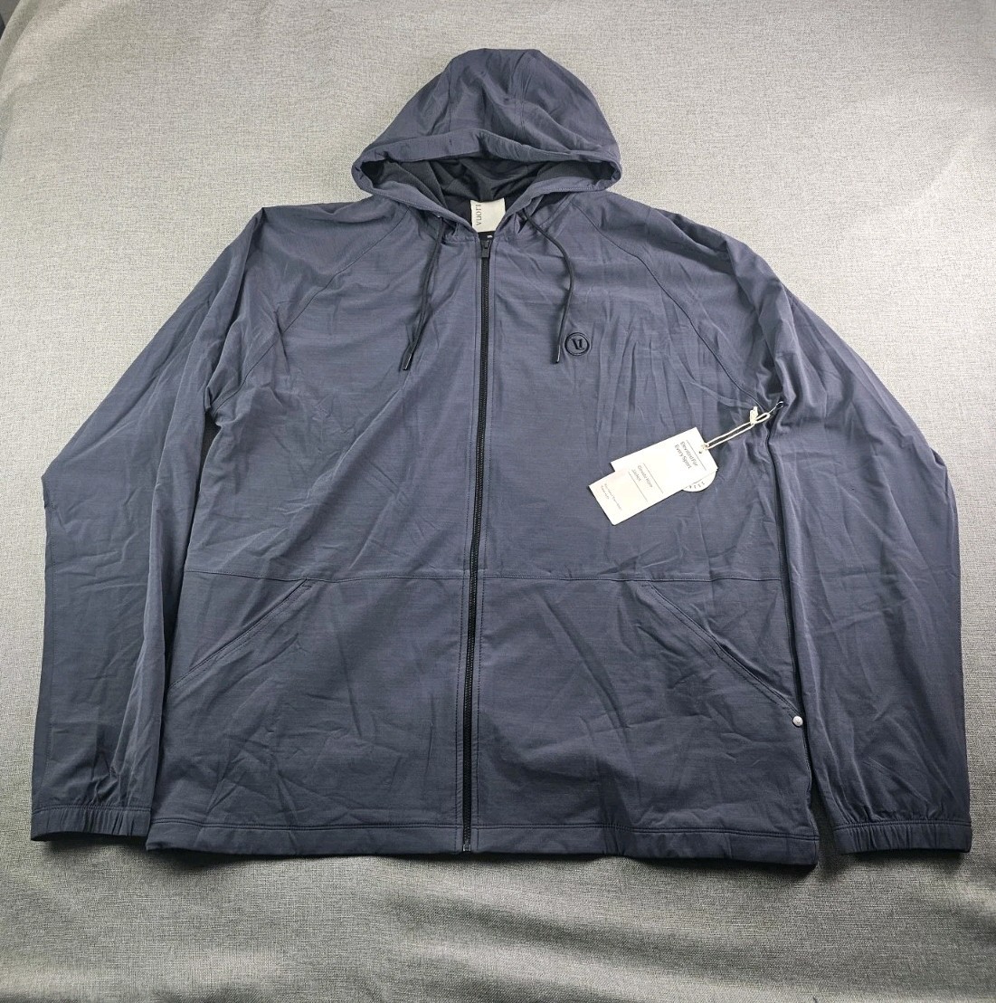 Vuori Elevate Kore Jacket Mens XXL Gray Full Zip 4 Way Stretch Performance V574
