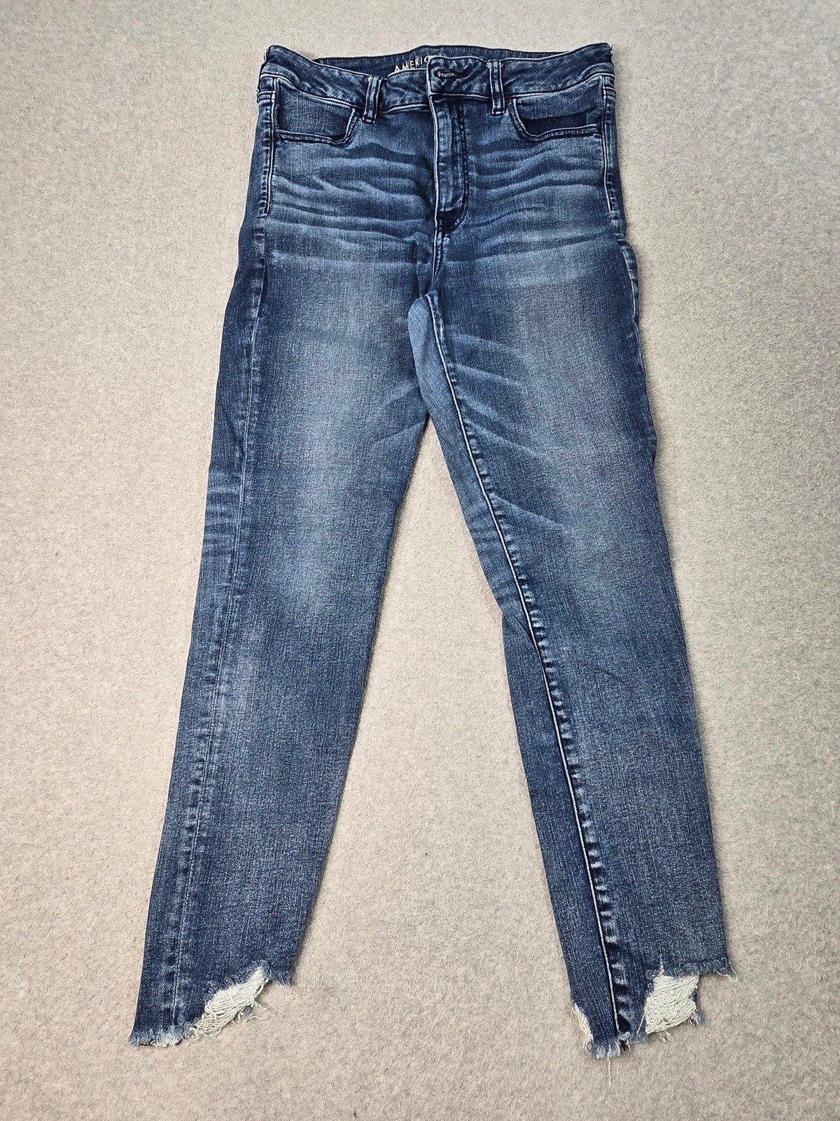 American Eagle Women’s Next Level Stretch High Rise Jegging Crop Size 14 Long