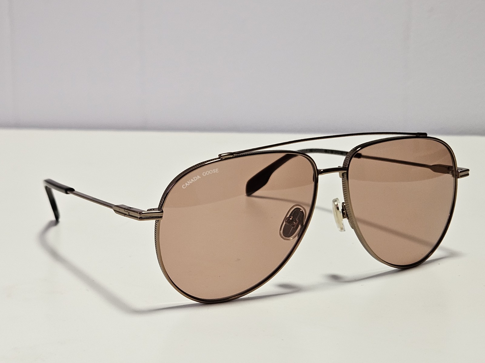 Canada Goose GC26500SE 716 Amber Gold Sunglasses New Authentic Made In Italy