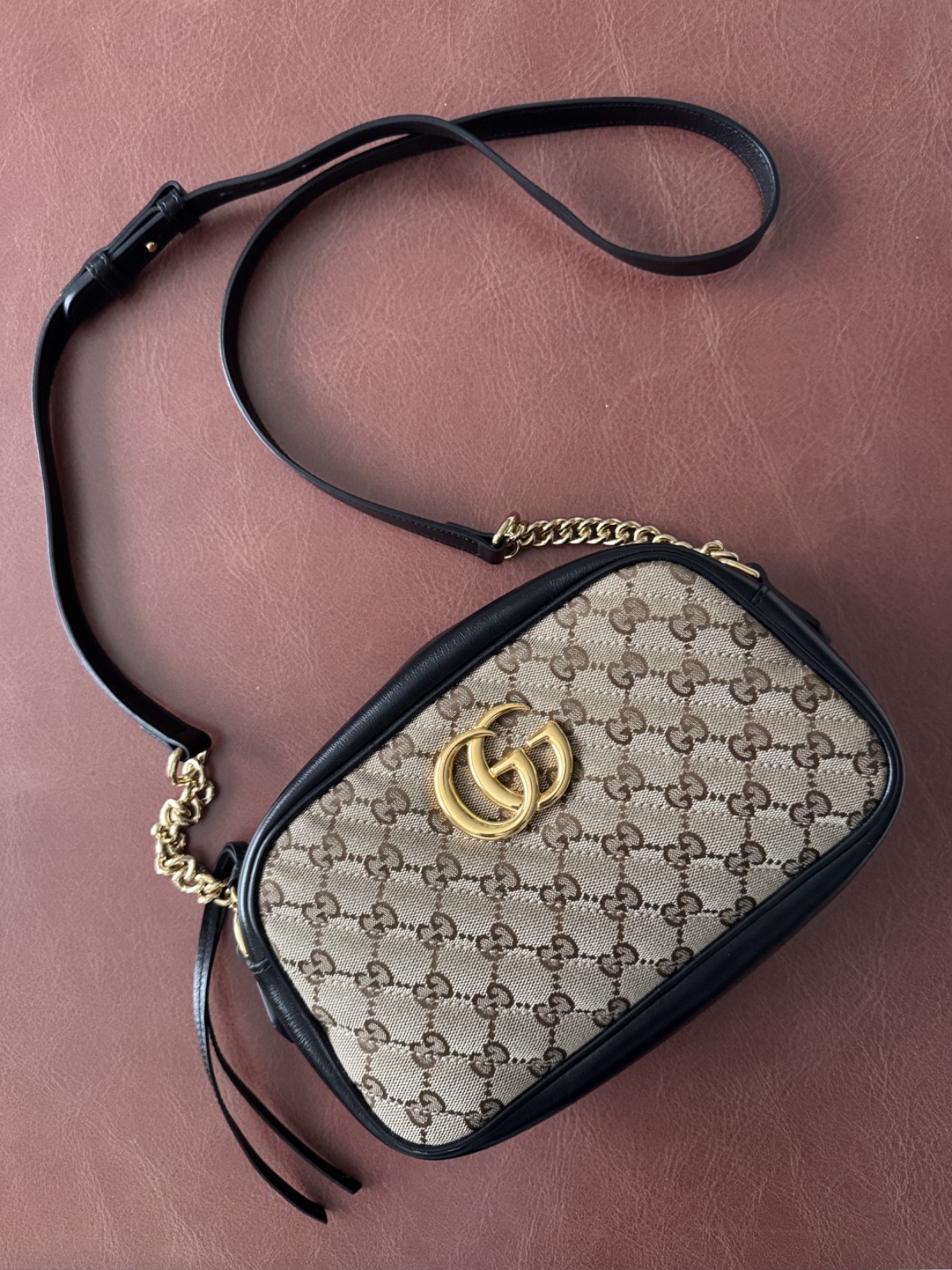 Gucci Matelasse GG Canvas GG Marmont Small Camera Bag