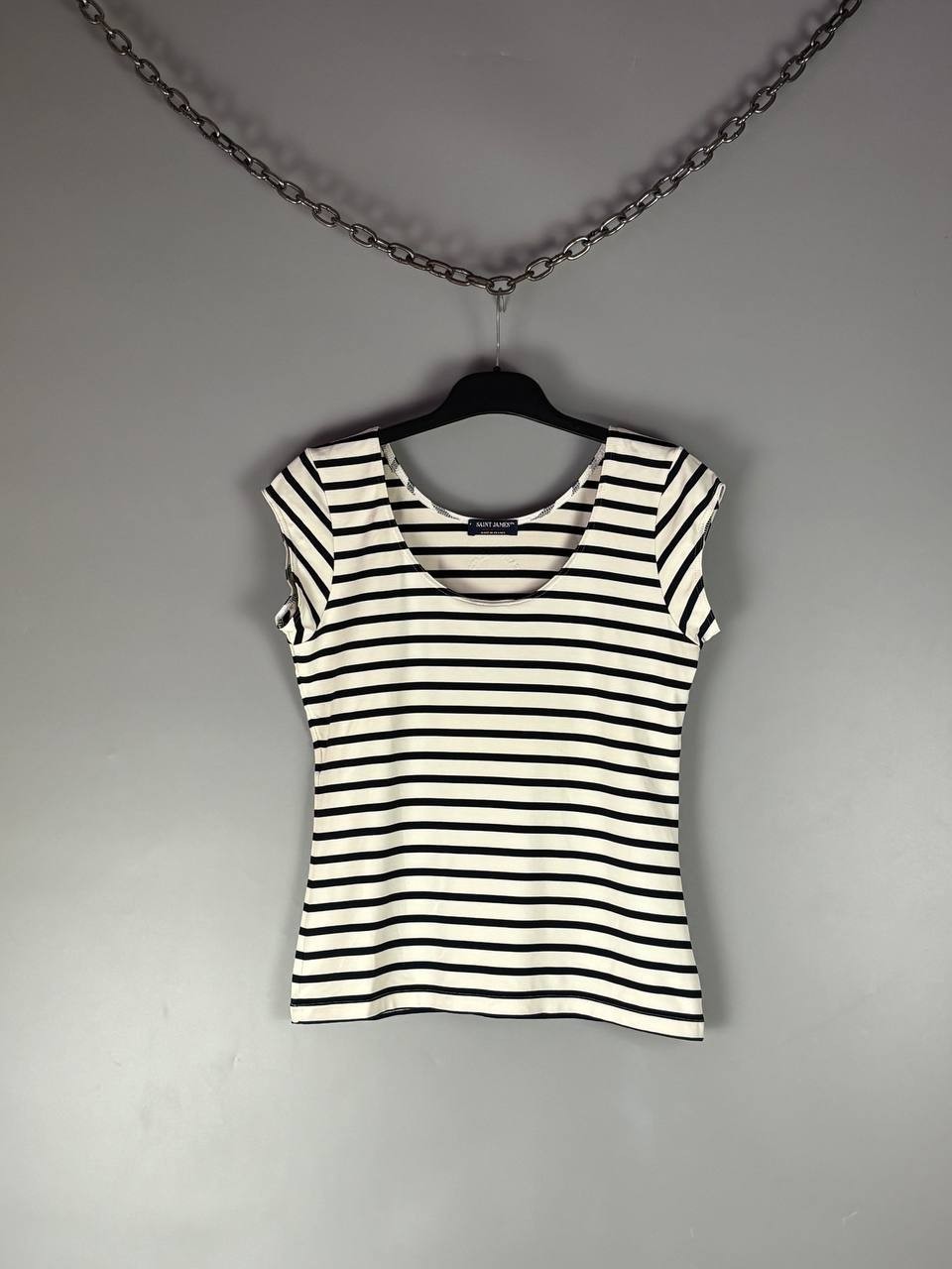 Saint James French Striped Womens Top Shirt Size S Made In France