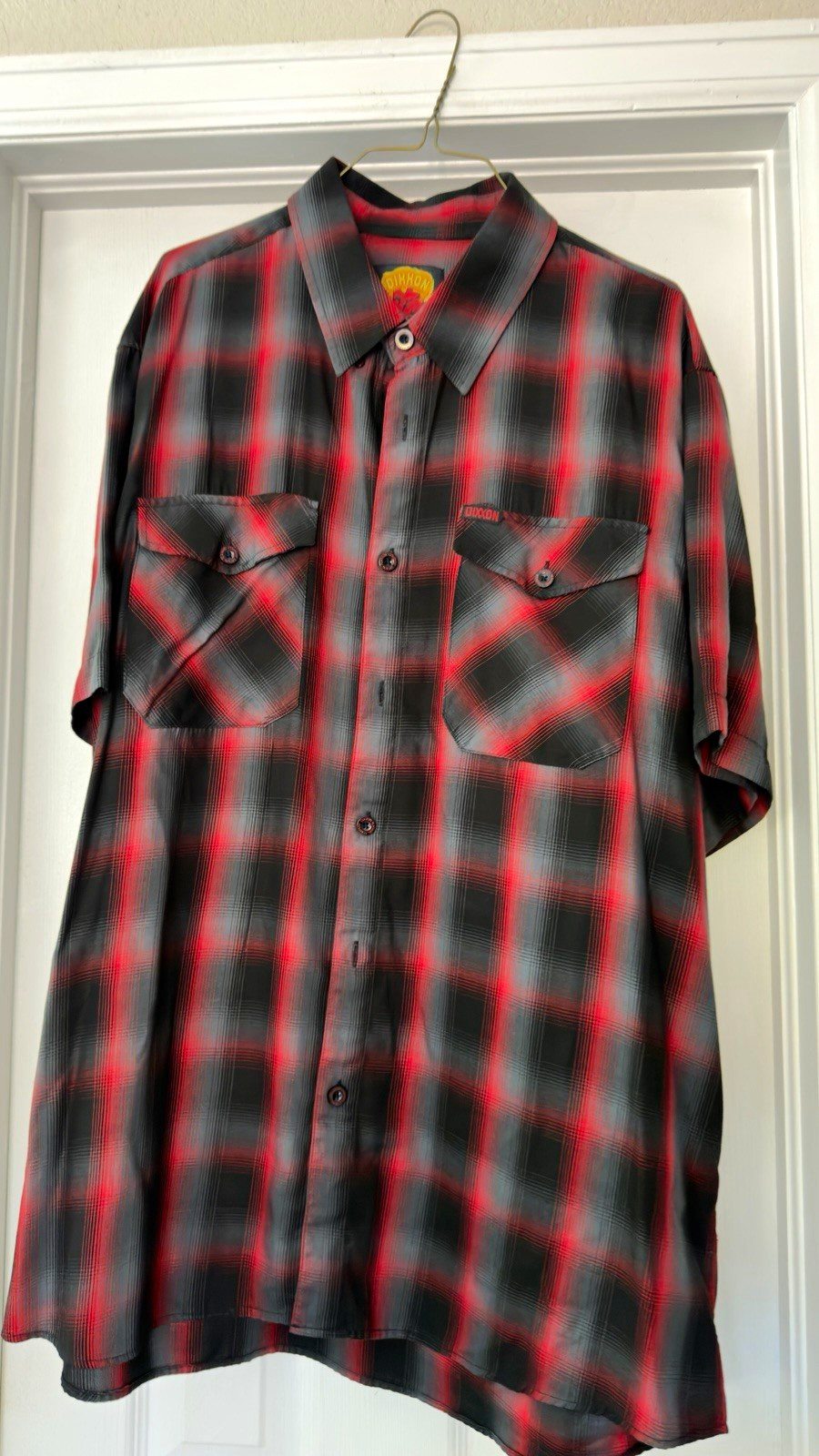 Dixxon Flannel Co Corazon Men’s Plaid Flannel Button-Up Pockets 2XL
