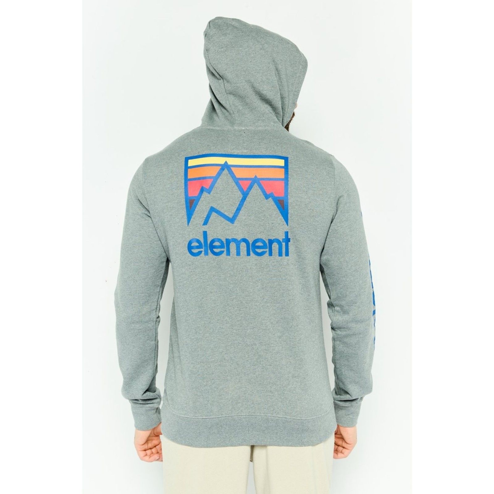 Element Men\'s Gray Graphic Pullover Hoodie Size Small NWT Skate Streetwear