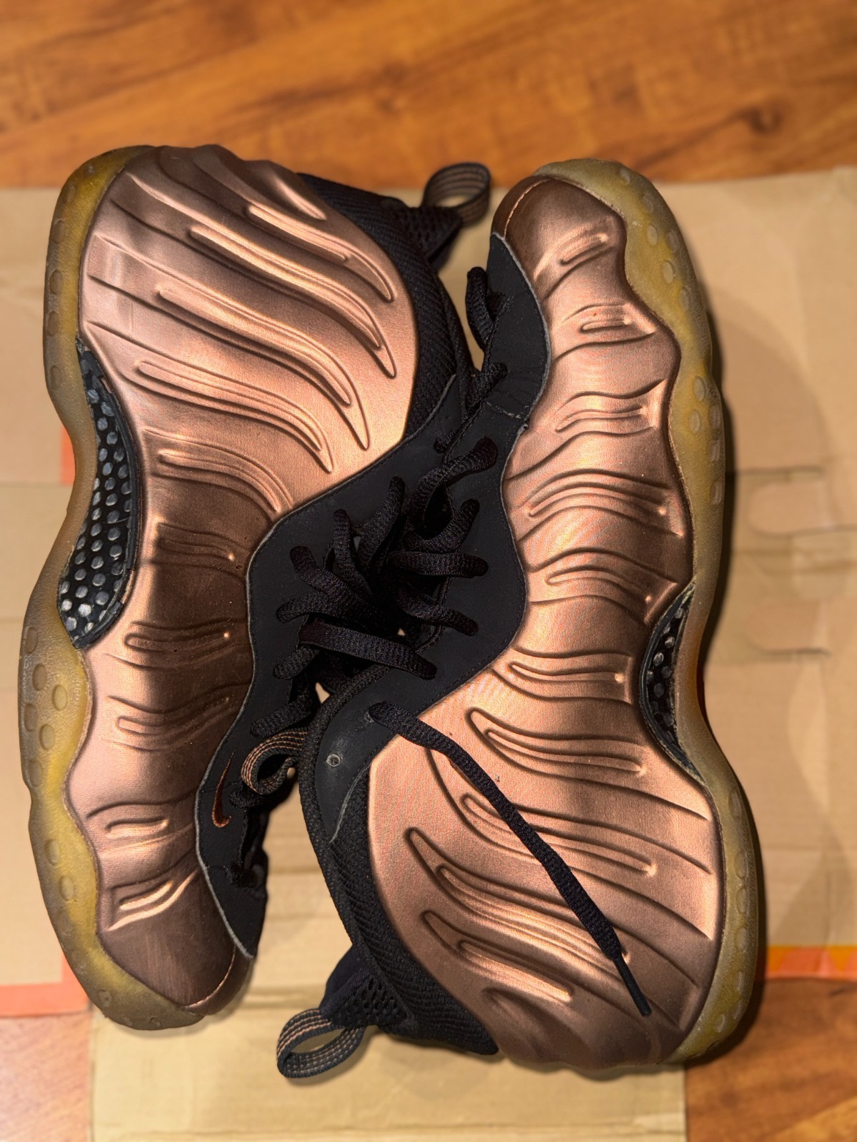 Nike Air Foamposite One Dirty Copper 2010 Mens Sz 10