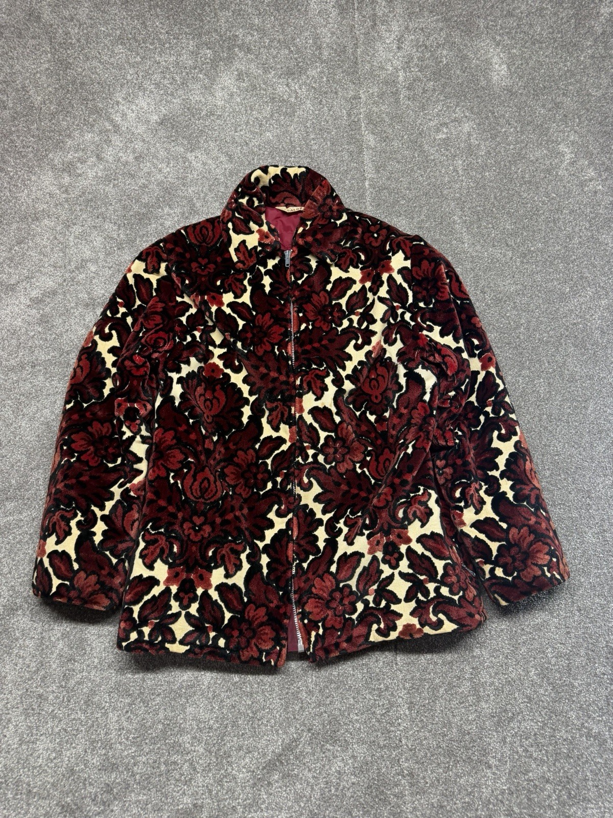 Vintage 60S Valor Flower Tapestry Women’s Jacket Small