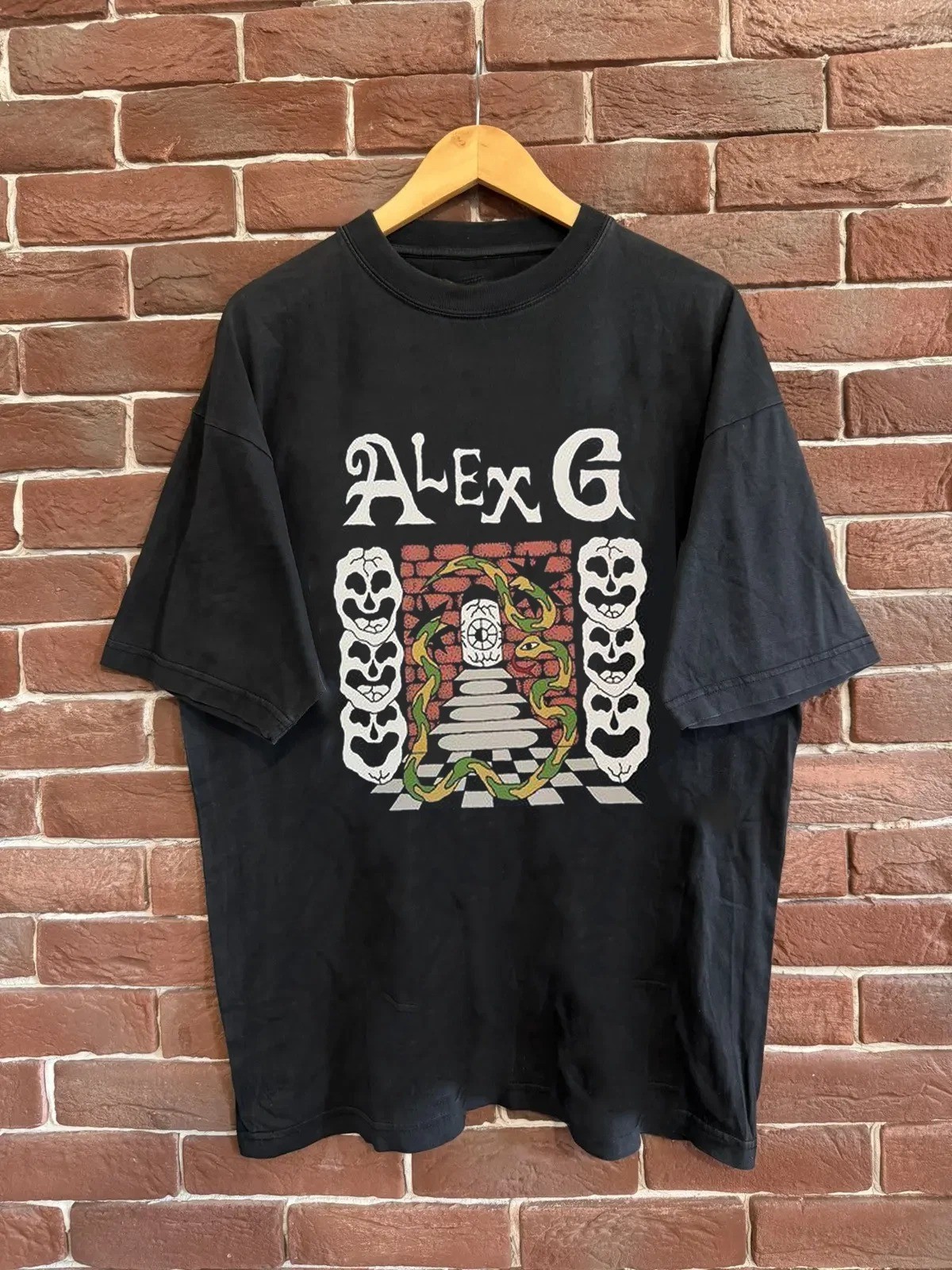 New Rare Alex G Funny Short Sleeve Black S-5XL Shirt NT056