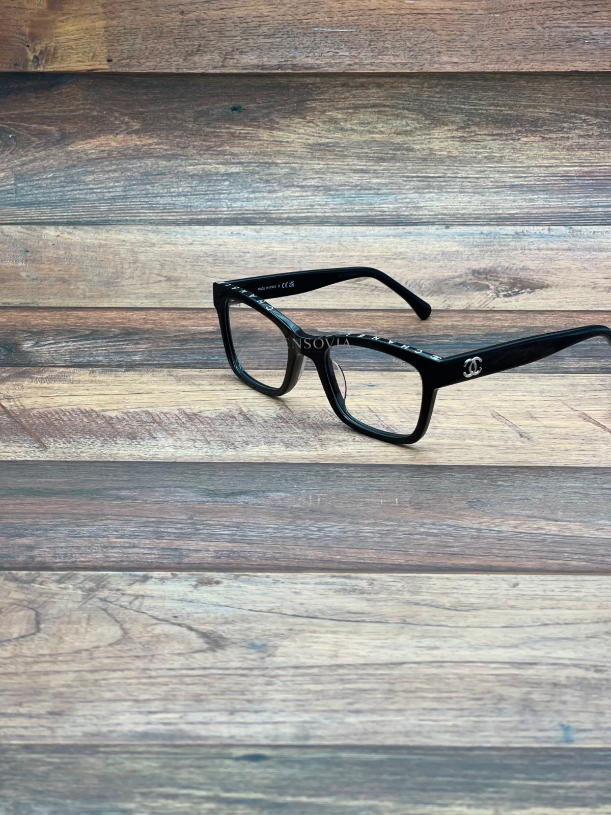 NIB Authentic CHANEL CH5417 C.501 Black Acetate Square Eyeglasses 54-22-140