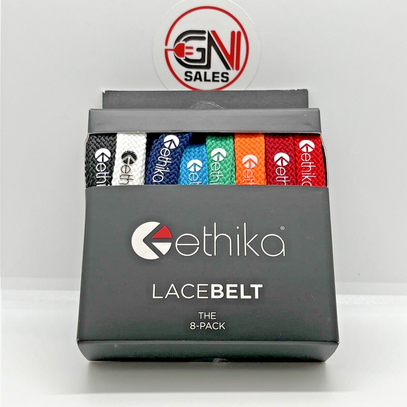 Ethika Shoelace Belt Standard Colors - 8 Pack - Brand New