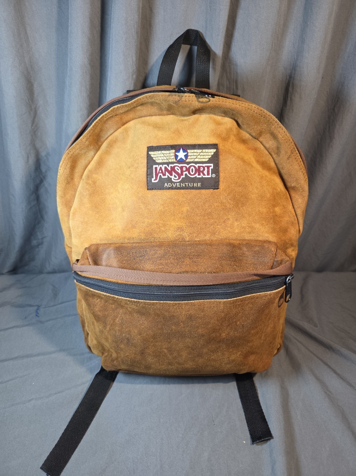 Jansport Adventure Vintage Brown Suede Leather 15\