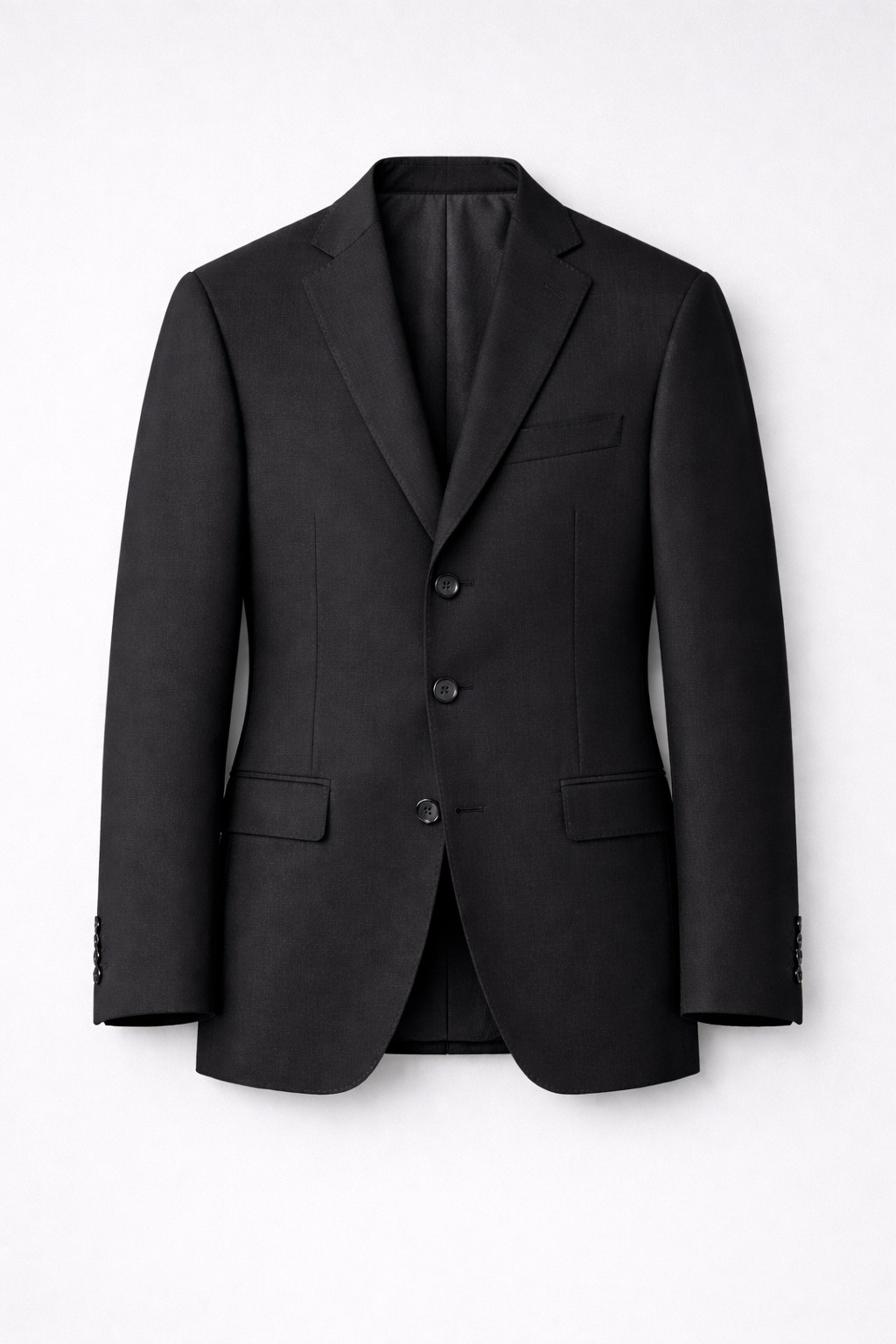 NEW Men\'s Black Suit Separate Jacket Three Button Blazer - Sizes 40R - 46R