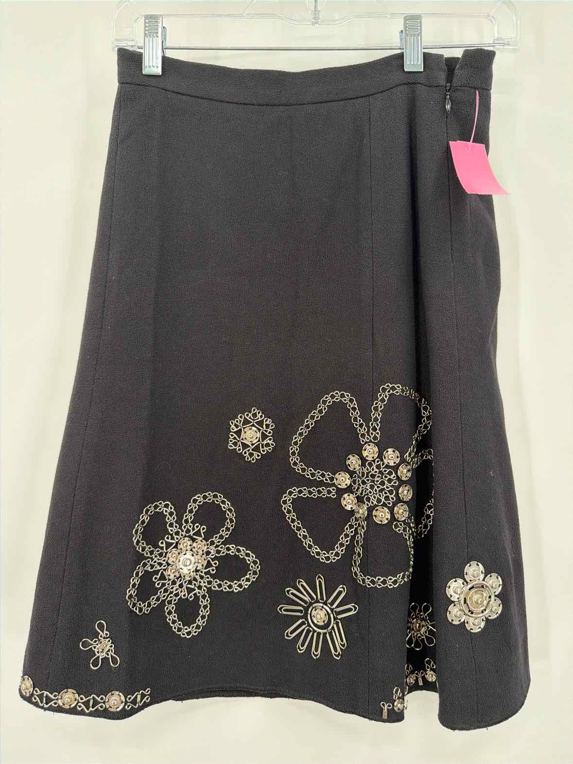 Pre-Owned Moschino Black Size 4 Pencil Skirt