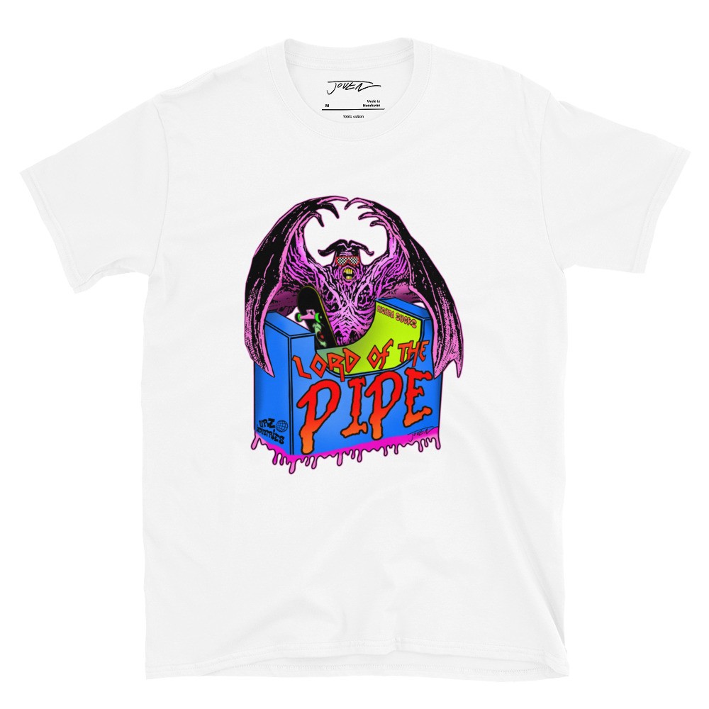 Lord of the Pipe Pit MTG Vintage Style Skate T-Shirt Original Design