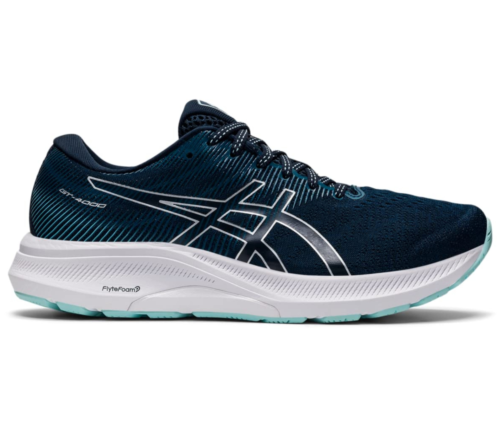 ASICS Women\'s GT-4000 3 Running Shoes, US 11 , French Blue/Pure Silver-MSRP $140