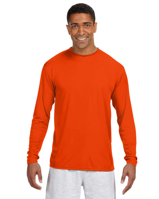 A4 N3165 Mens Polyester Cooling Performance Crew Neck T Shirt Dri-Fit T-Shirt
