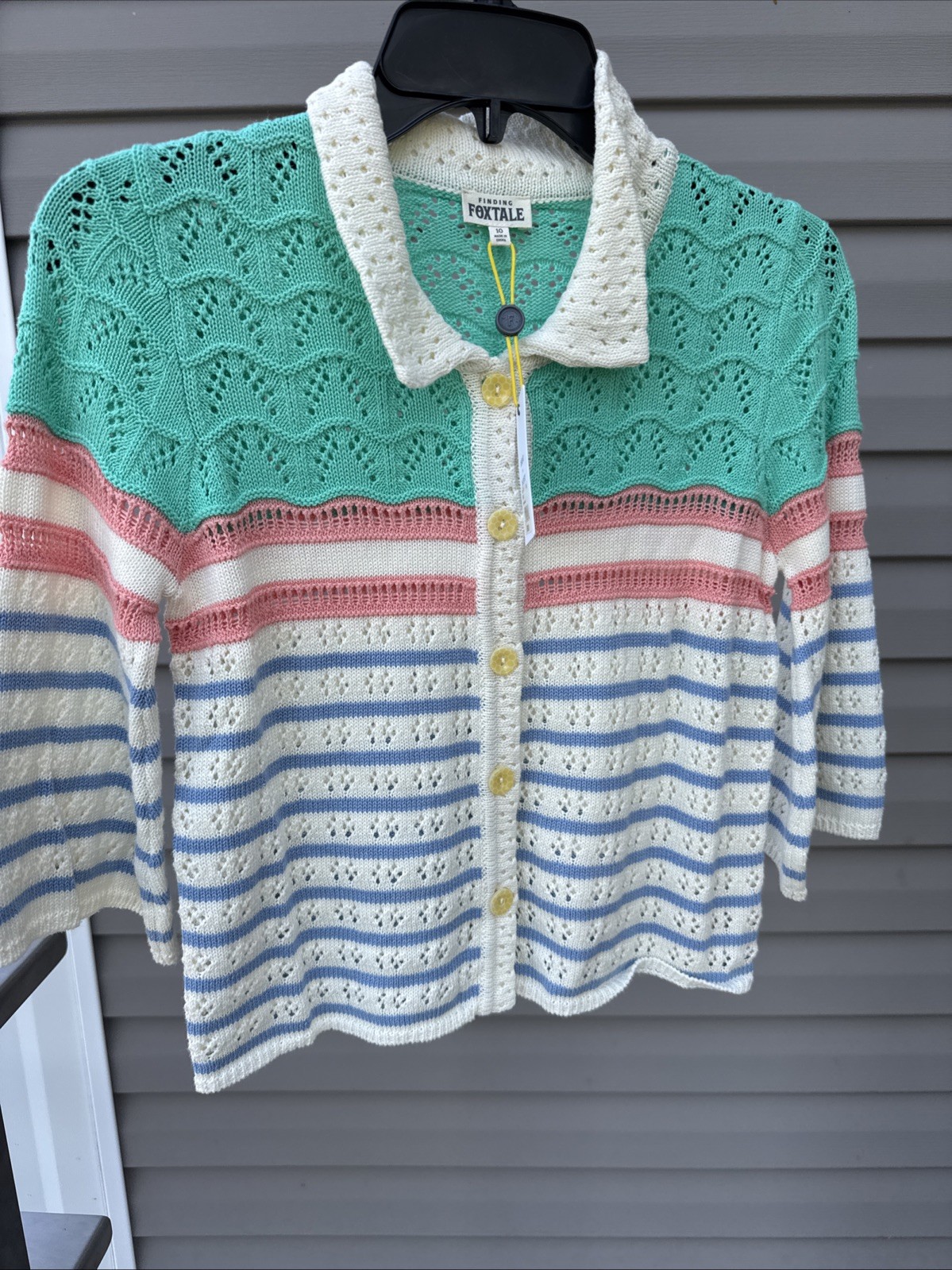 NWT Girls Finding Foxtale Pleasantville Sweater Size 10