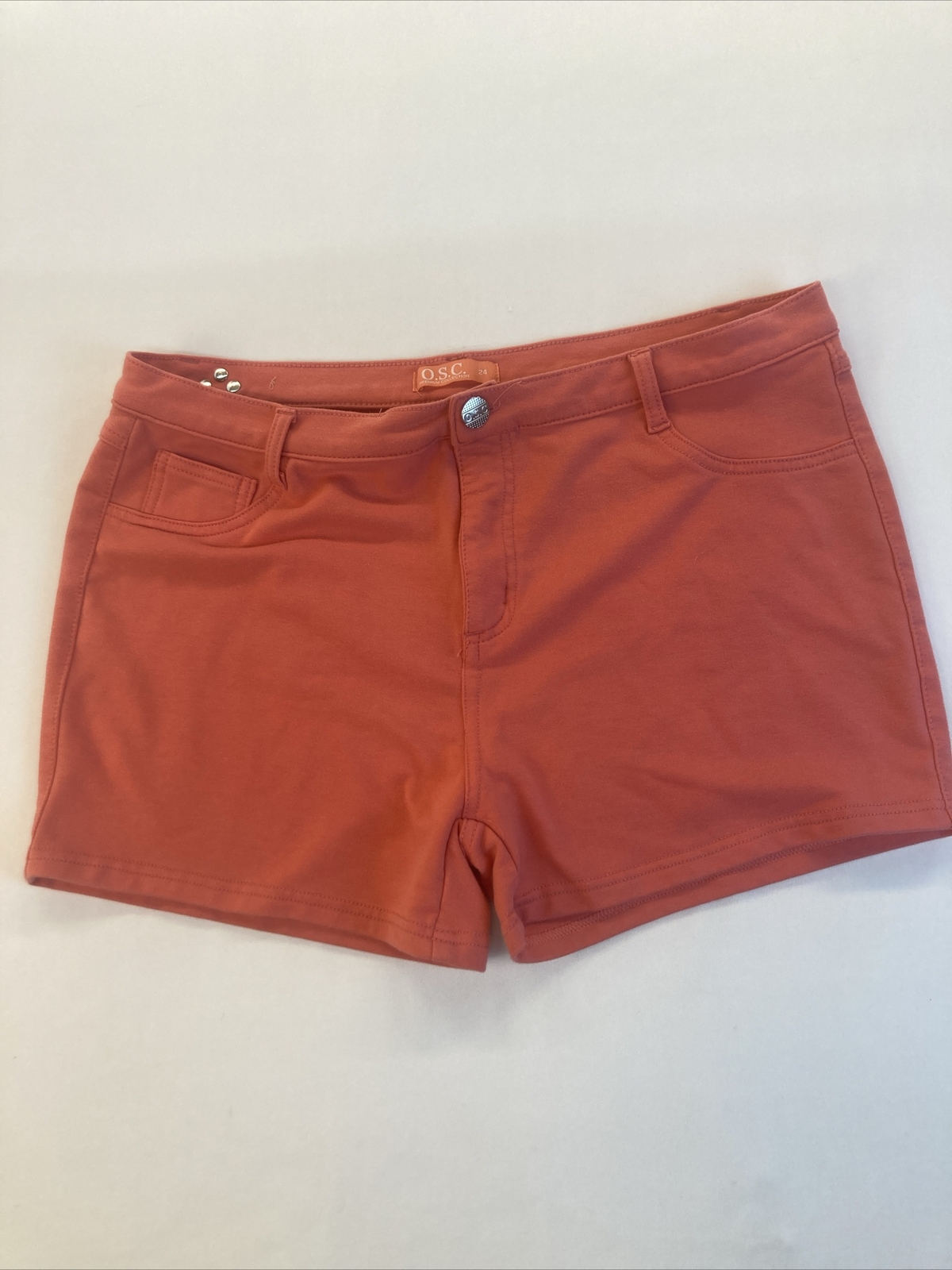 O.S.C Women’s Cotton Shorts Coral Size 24