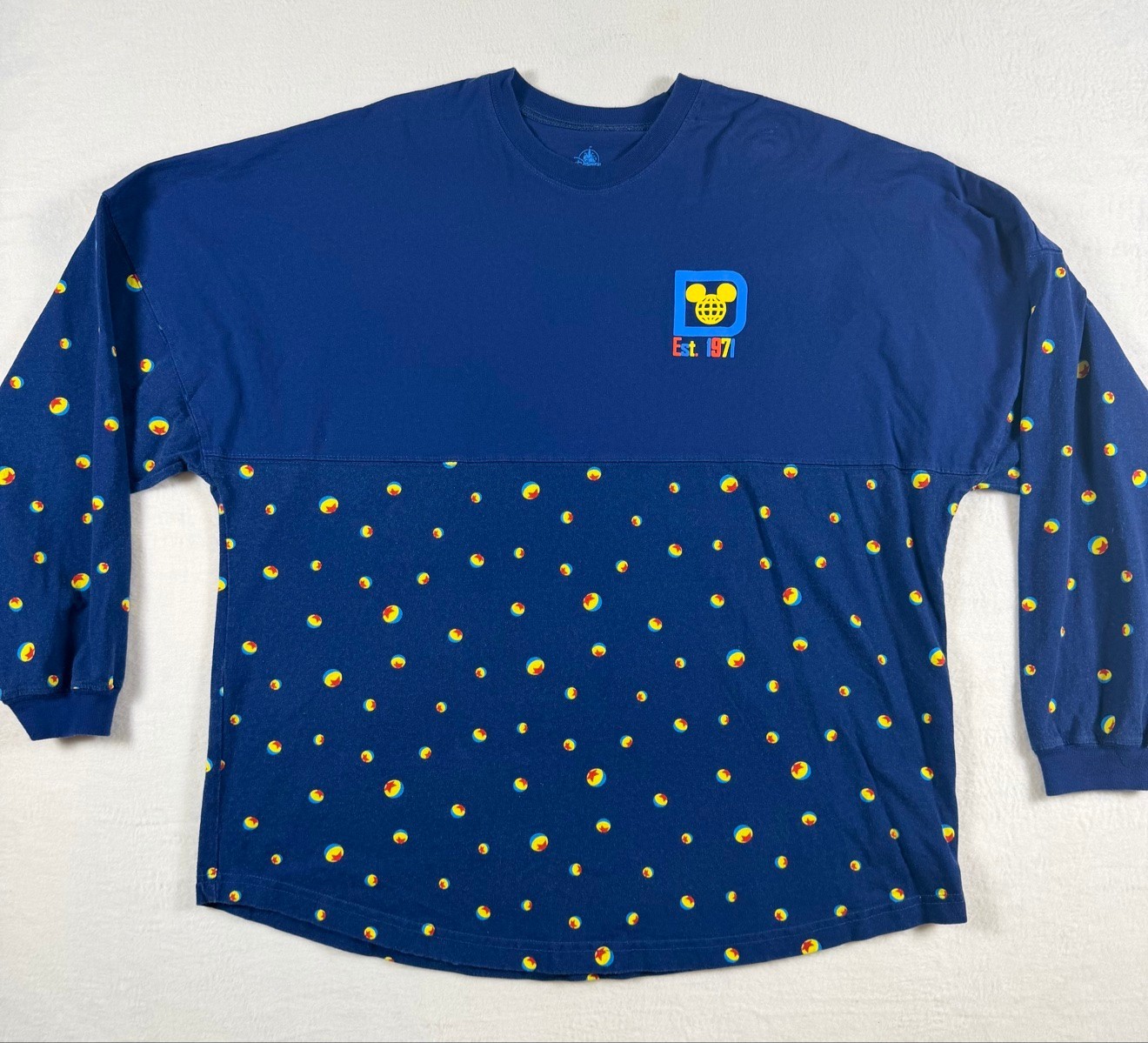 Disney Spirit Jersey Walt Disney World Est 1971 Navy Toy Story Ball XL