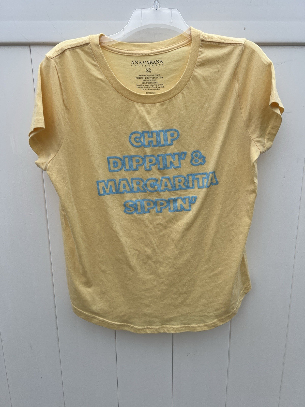 Womens Ana Cabana Shirt Size XL Top Margarita Lightweight