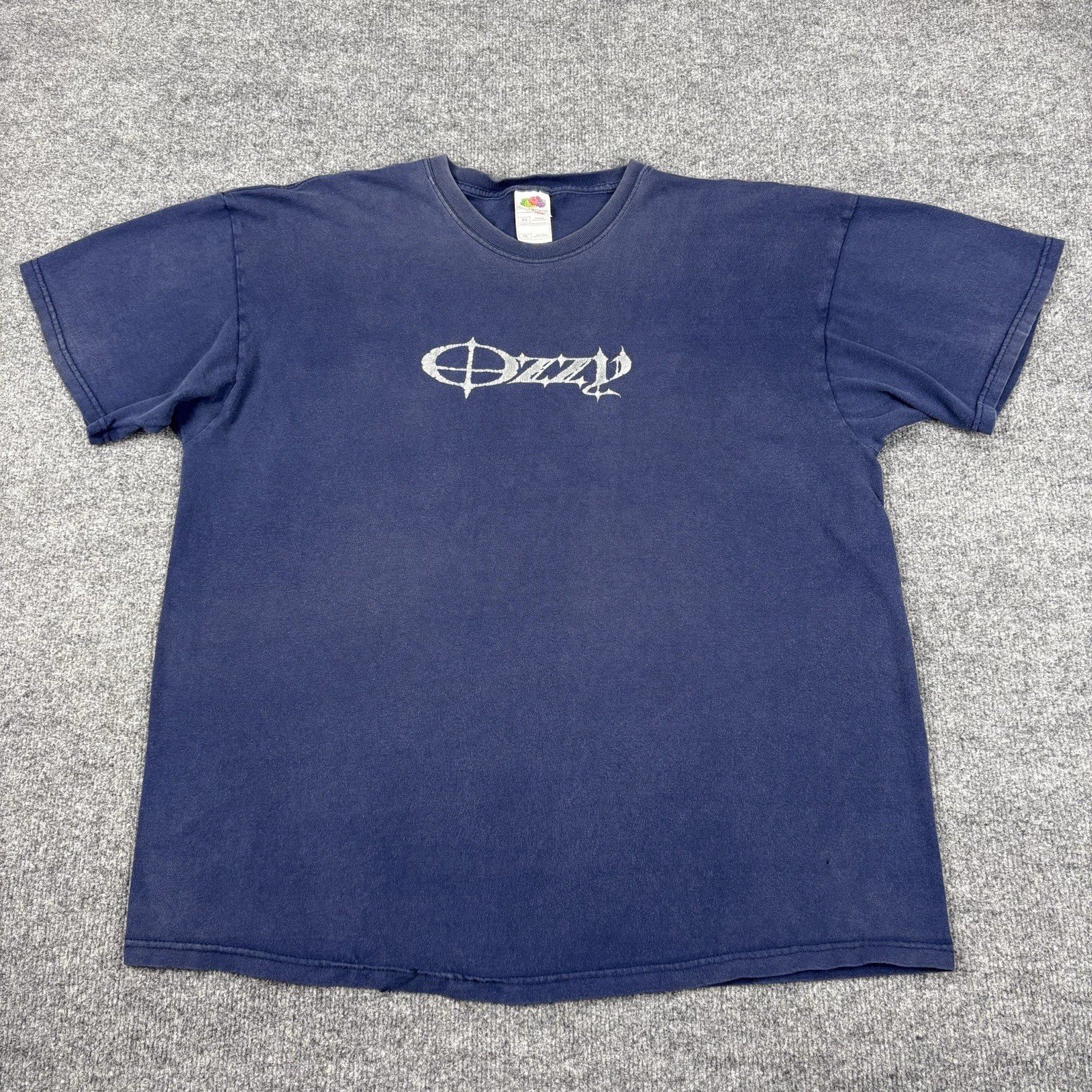 Vintage Ozzy Osbourne Shirt Mens 2XL Blue Black Sabbath Rock Metal Band Tee 2000