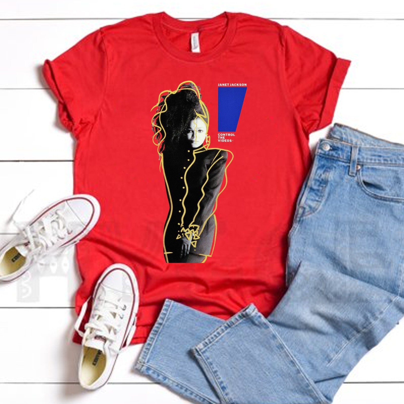 New Janet Jackson World Tour Cotton S-5XL T-Shirt 2D71