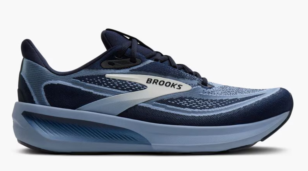NWT Brooks Revel 9 Men's Running Shoes Lightweight Cushioned Navy Blue Authentic
