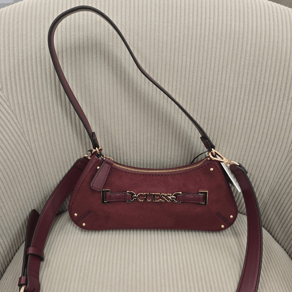 NEW Guess Burgundy Crossbody Handbag
