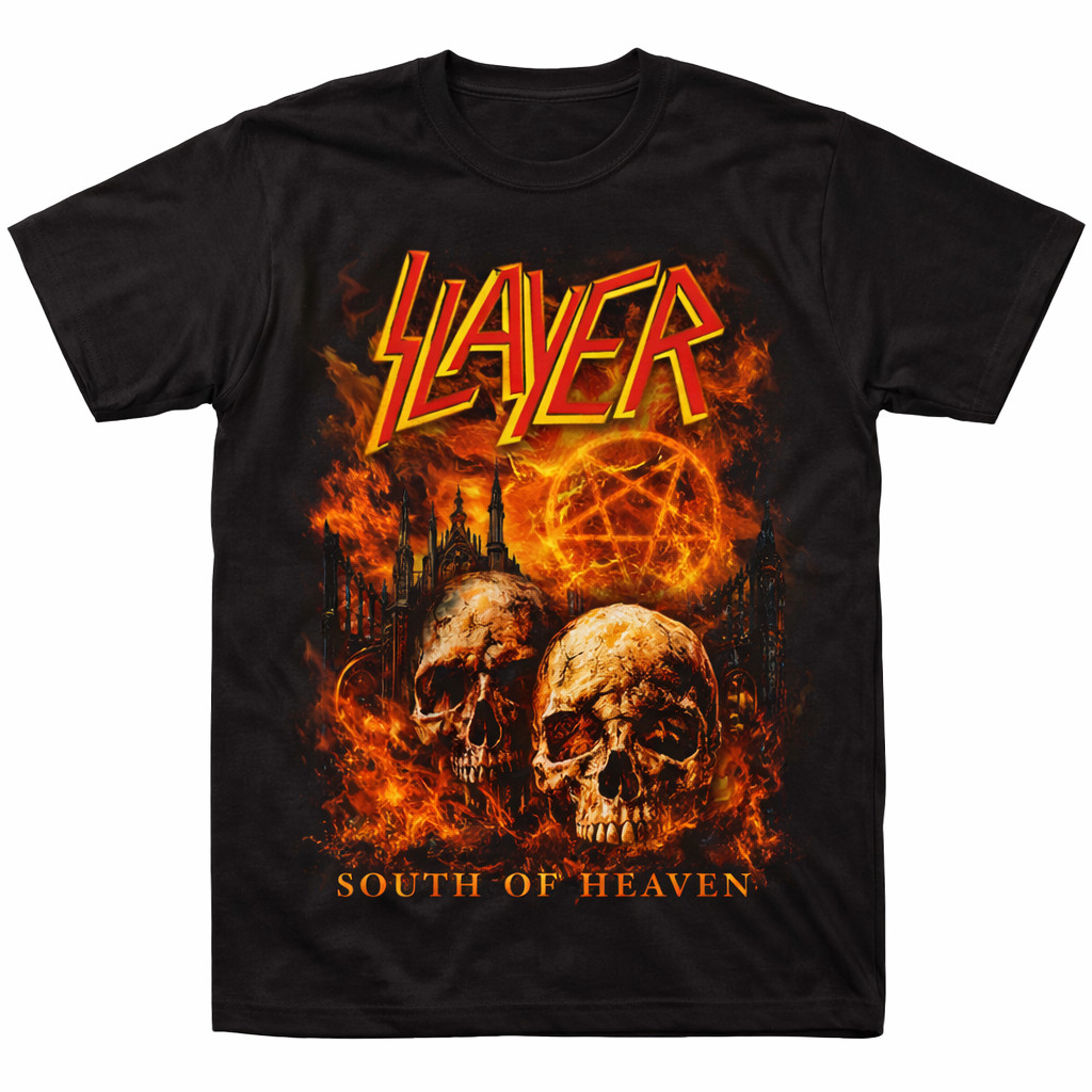 Slayer South of Heaven Thrash Metal Band Black Graphic Unisex T-Shirt
