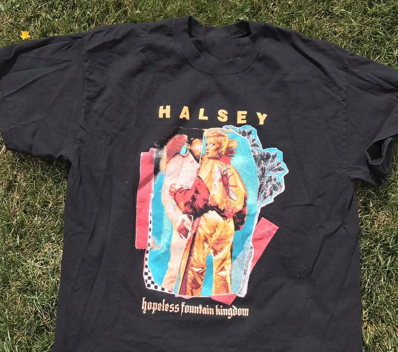 Vtg Halsey Hopeless Fountain Kingdom Cotton Black T Shirt All Size For Men PP291