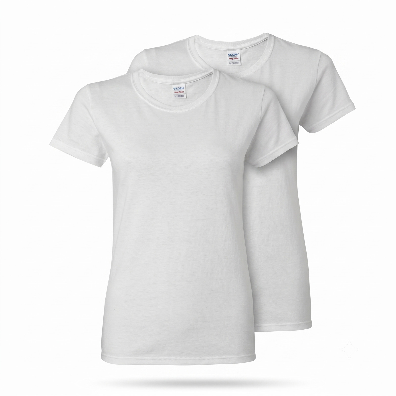 Gildan 5000L Women Heavy Cotton T-Shirt Short Sleeve Plain Blank Crew Tee S-3XL