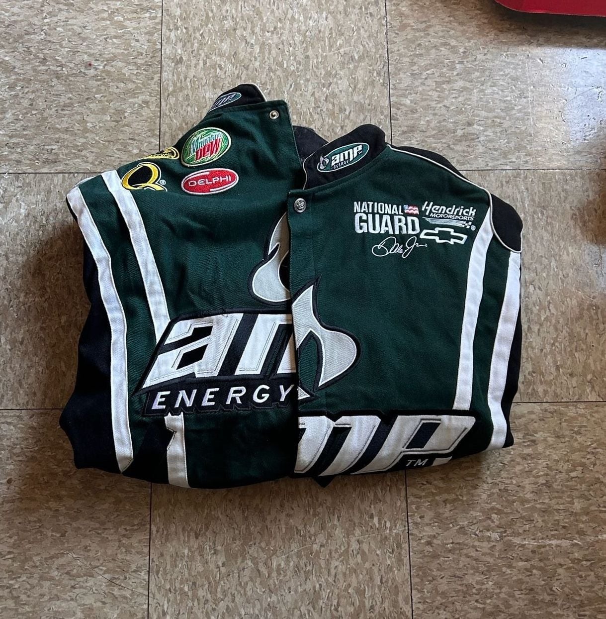 Chase Authentics Dale Earnhardt Jr AMP Energy NASCAR Racing Jacket
