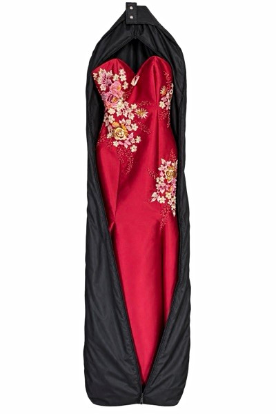Jovani 51689 (Plunging Sweetheart Embroidered Long Gown), in Red.