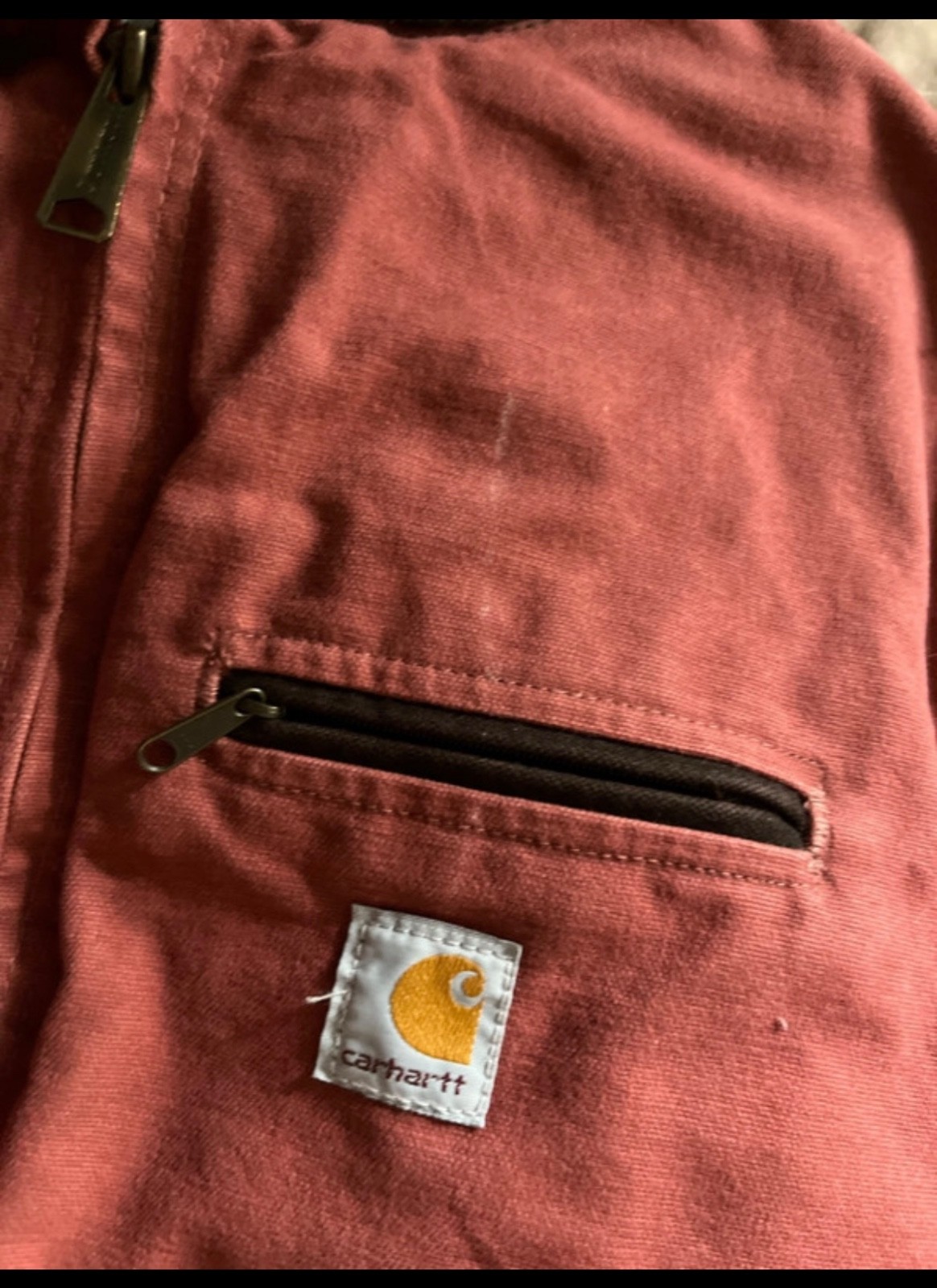 Rare color carhartt red jacket women’s size large