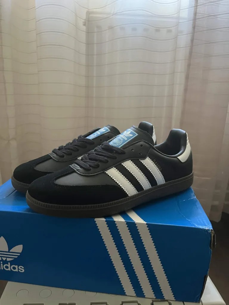 Size 9.5 - adidas Samba OG Black Gum