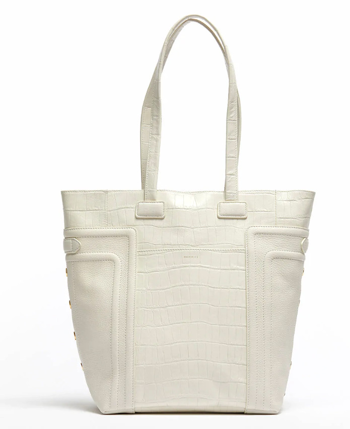 495$ Hammitt Calla Lily Crocco Leather Otis Tote Large Bag purse