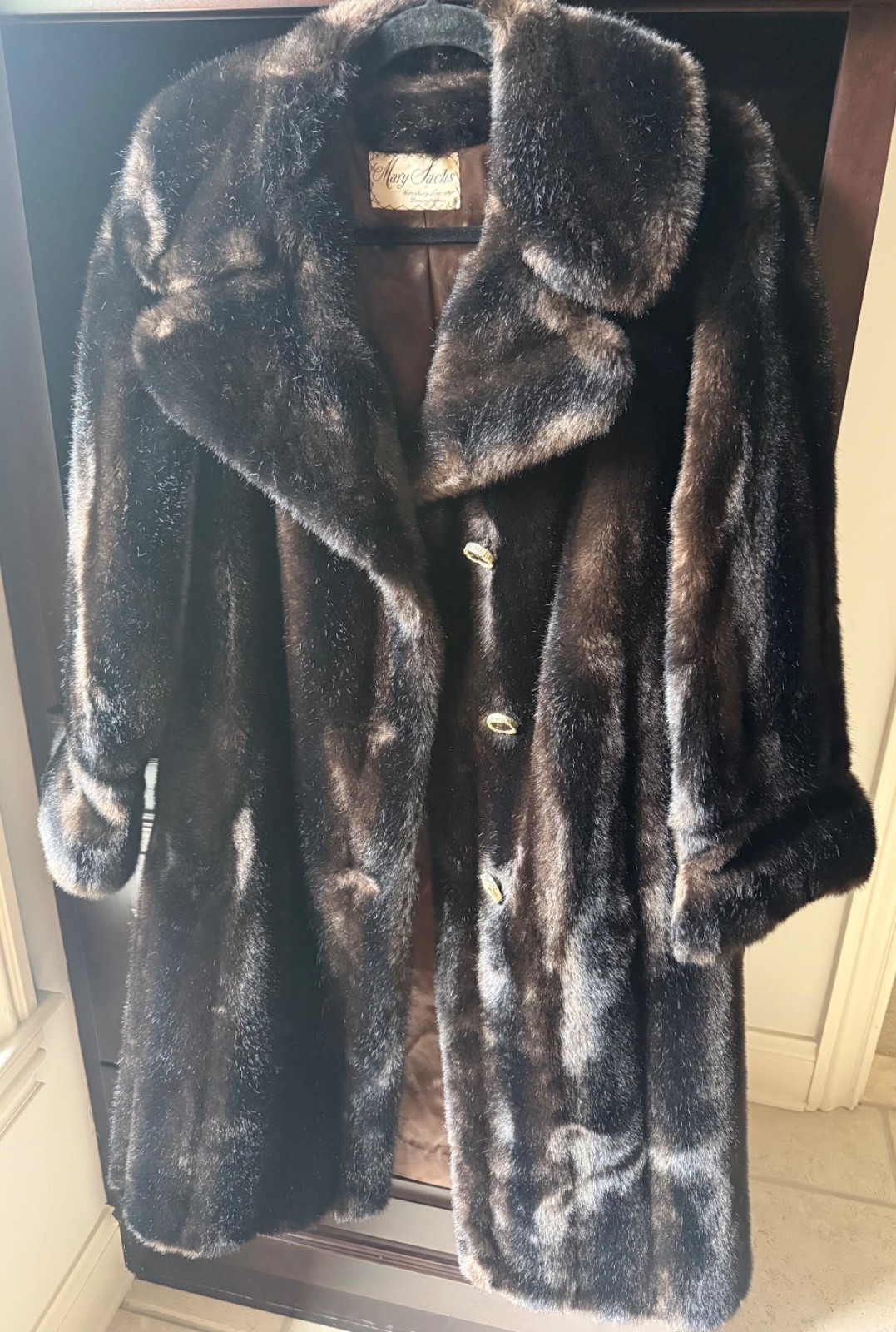 Vintage Russel Taylor Mincara Mink-Style Fur Coat- Excellent Condition