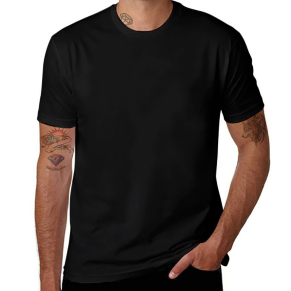 100% Cotton T-Shirt Unisex Men\'s Basic Plain Blank Crew Tee Tops Adult Shirts