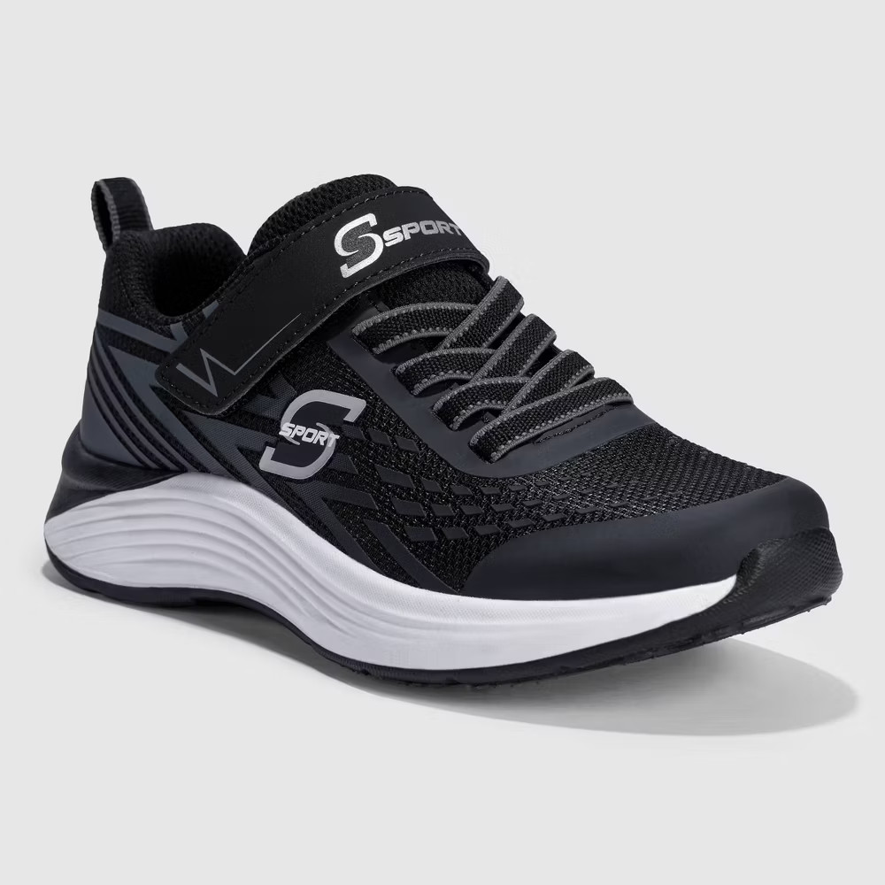 S Sport By Skechers Kids' Spencer Sneakers: Hook & Loop Cushioned Insole